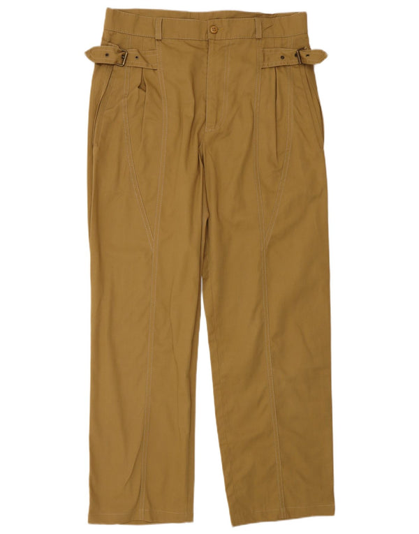 Vintage Herren gerade Chinohose W30 L28 Beige