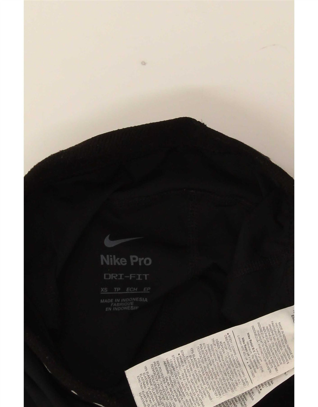 Nike Damen Dri Fit Graphic Leggings UK 4 XS Schwarz Polyester
