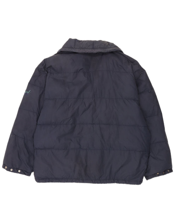 Ellesse Herren Wattierte Jacke UK 42 XL Marineblau