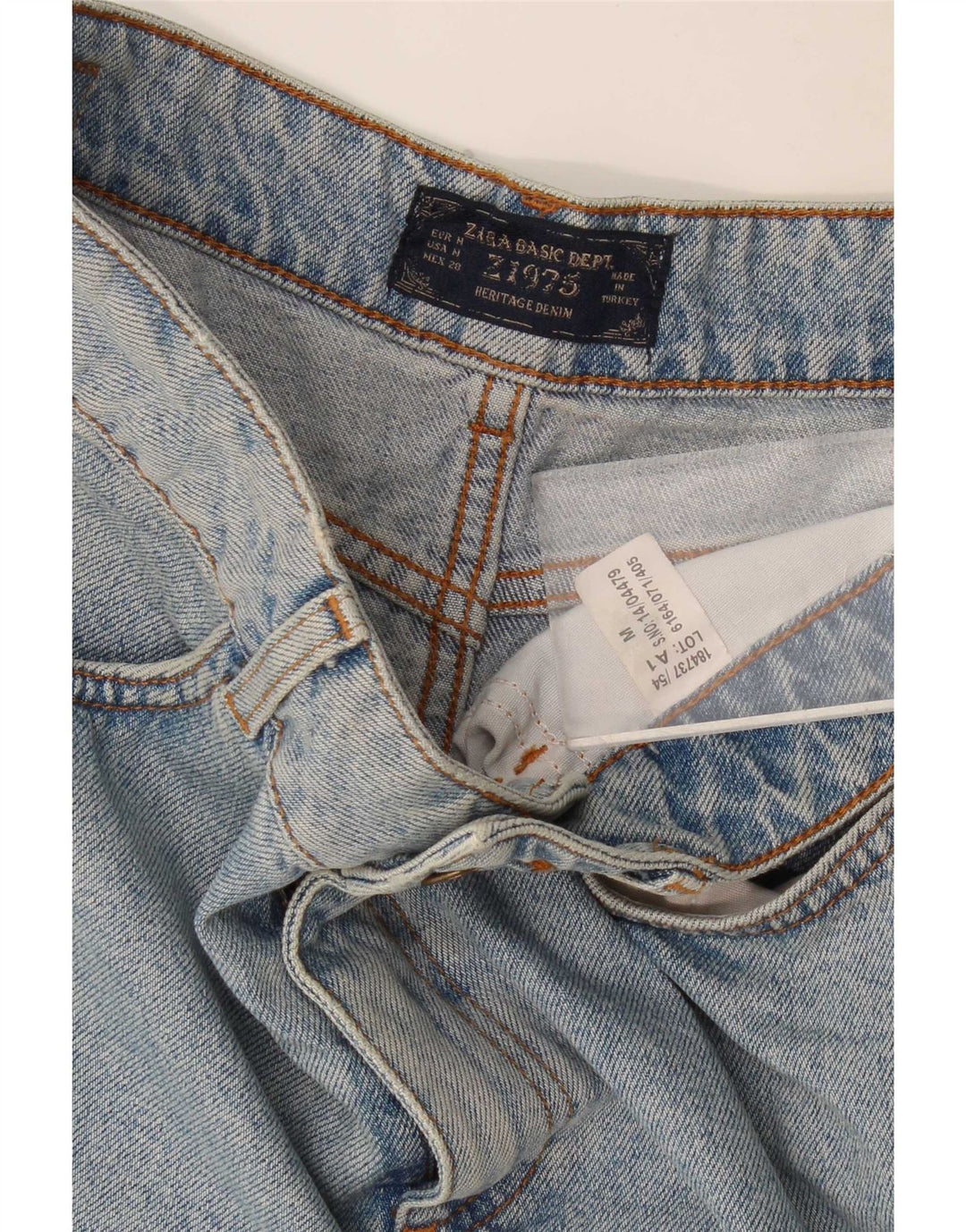 Zara Damen Jeansrock Medium W28 Blau
