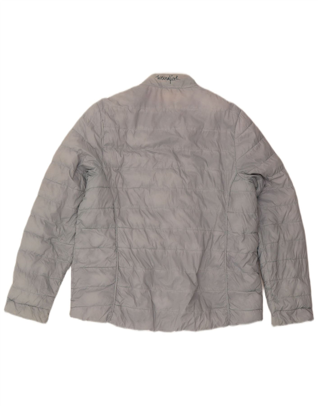 Weird Fish Damen Wattierte Jacke UK 18 XL Blaues Nylon