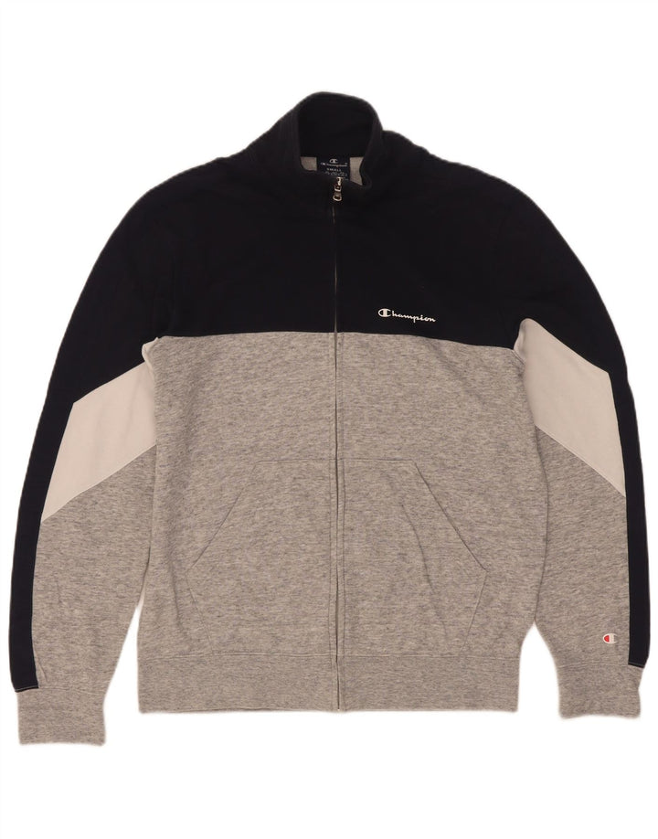 Champion Herren-Trainingsoberteil, Jacke, Größe S, Grau, Farbblock