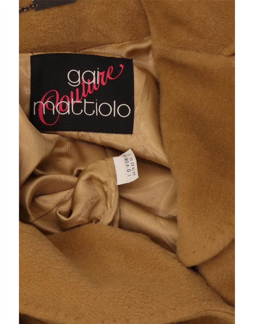 Gai Mattiolo Damen Mantel UK 14 Medium Beige