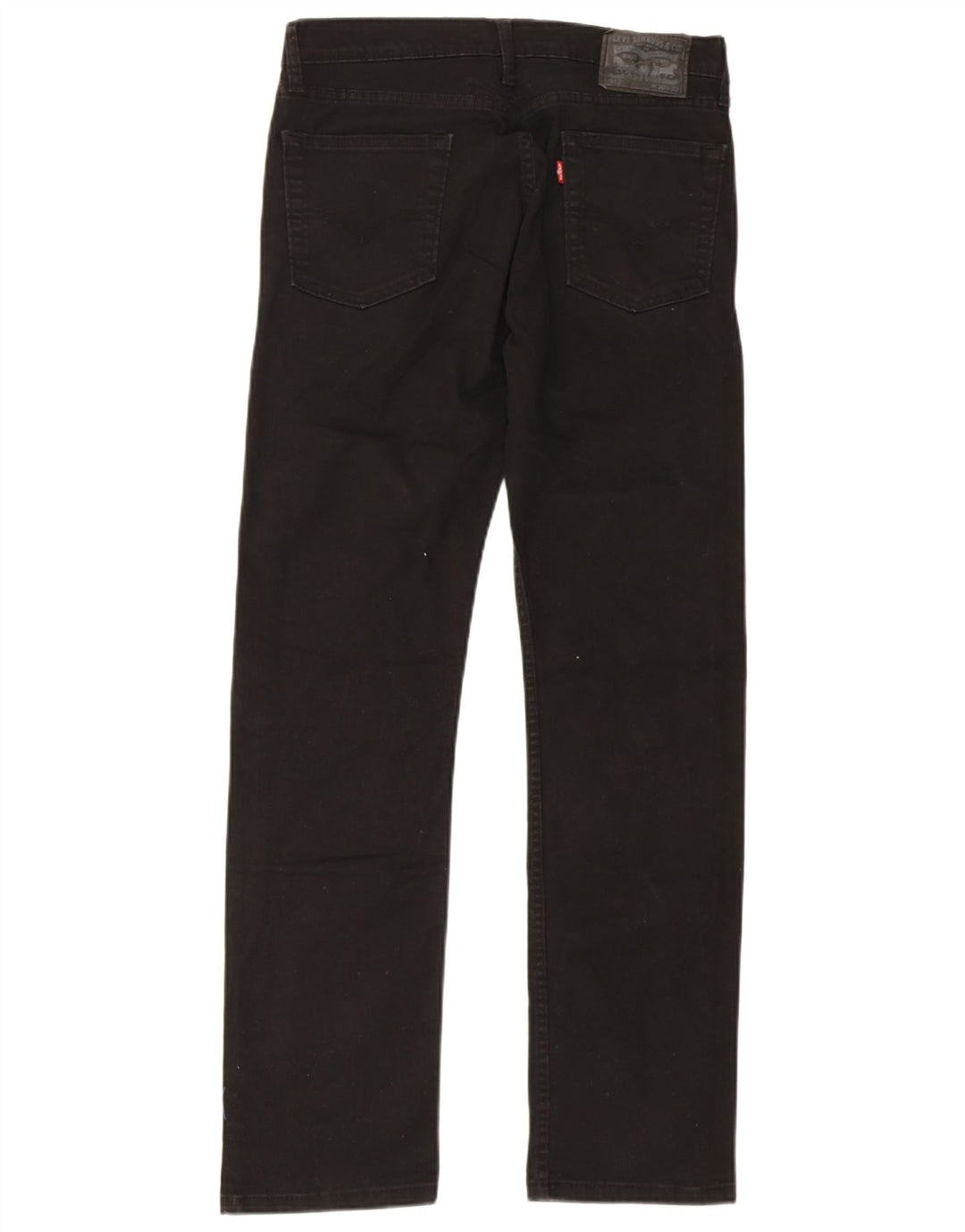 Levi's Herren 513 Slim Straight Jeans W30 L32 Schwarze Baumwolle