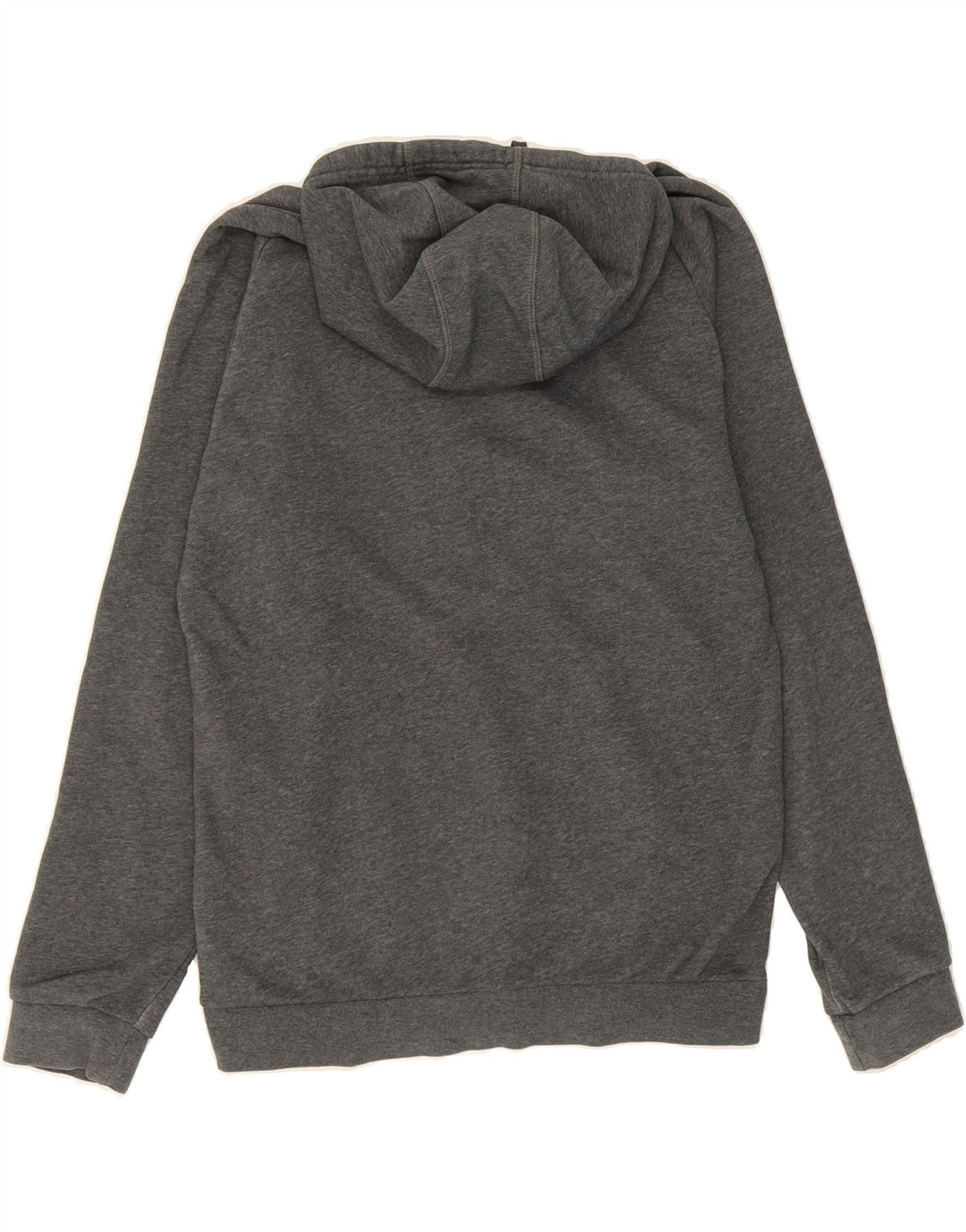 ADIDAS Mens Hoodie Jumper Medium Grey Cotton Vintage Adidas and Second-Hand Adidas from Messina Hembry 