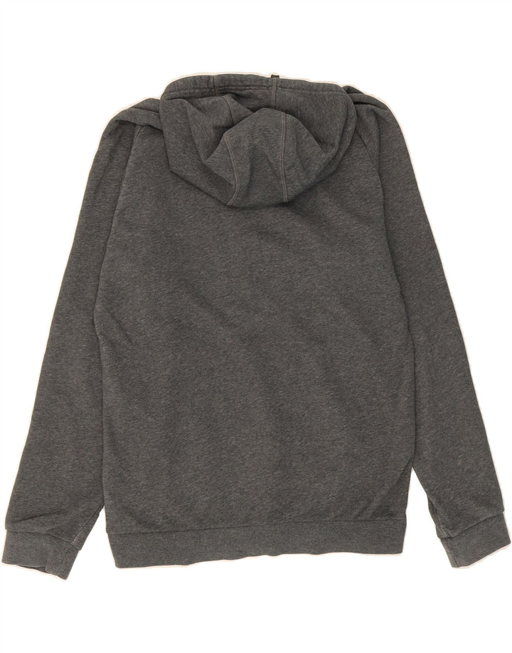 ADIDAS Mens Hoodie Jumper Medium Grey Cotton Vintage Adidas and Second-Hand Adidas from Messina Hembry 