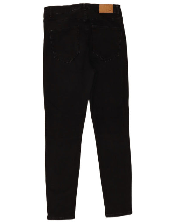 Zara Damen Skinny Jeans EU 42 Large W32 L27 Schwarz