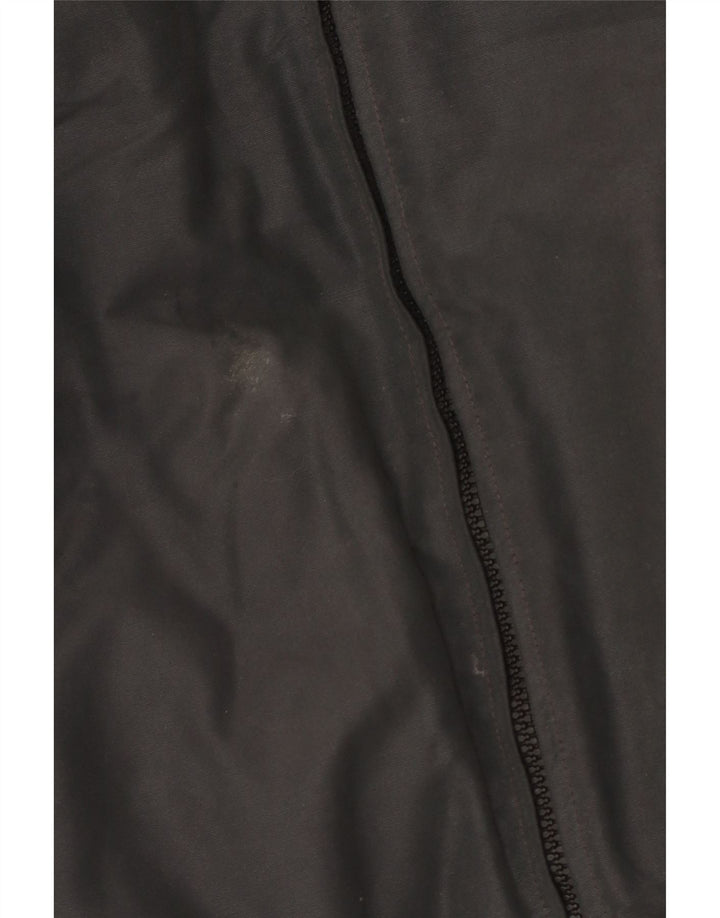 North Sails Herren Bomberjacke UK 40 Große schwarze Colourblock-Baumwolle