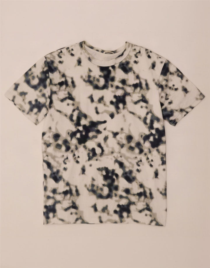 Cos Herren-T-Shirt-Oberteil, mittelgroß, mehrfarbig, Batik-Baumwolle