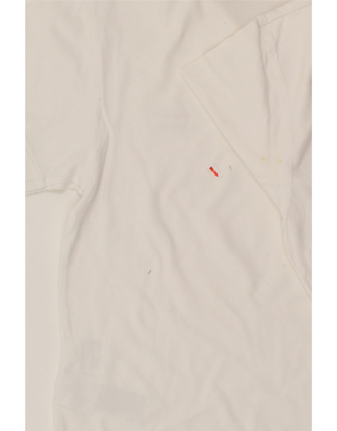 LEVI'S Mens Polo Shirt Small White Cotton Vintage Levi's and Second-Hand Levi's from Messina Hembry 