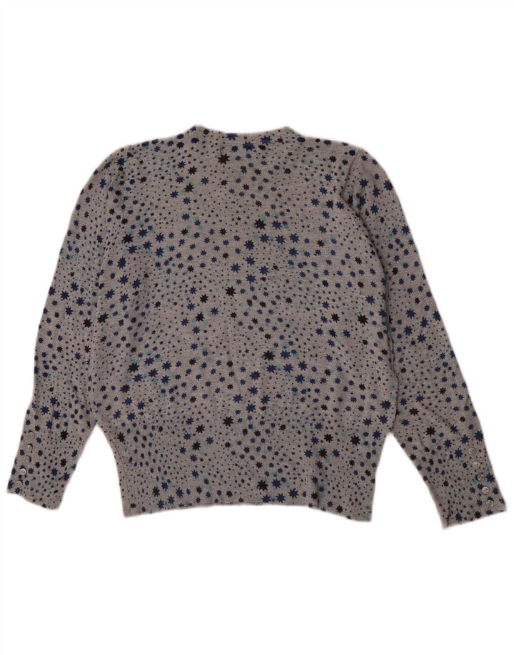 Marks & Spencer Damen Pullover mit Rundhalsausschnitt, UK 12, Mittelgrau