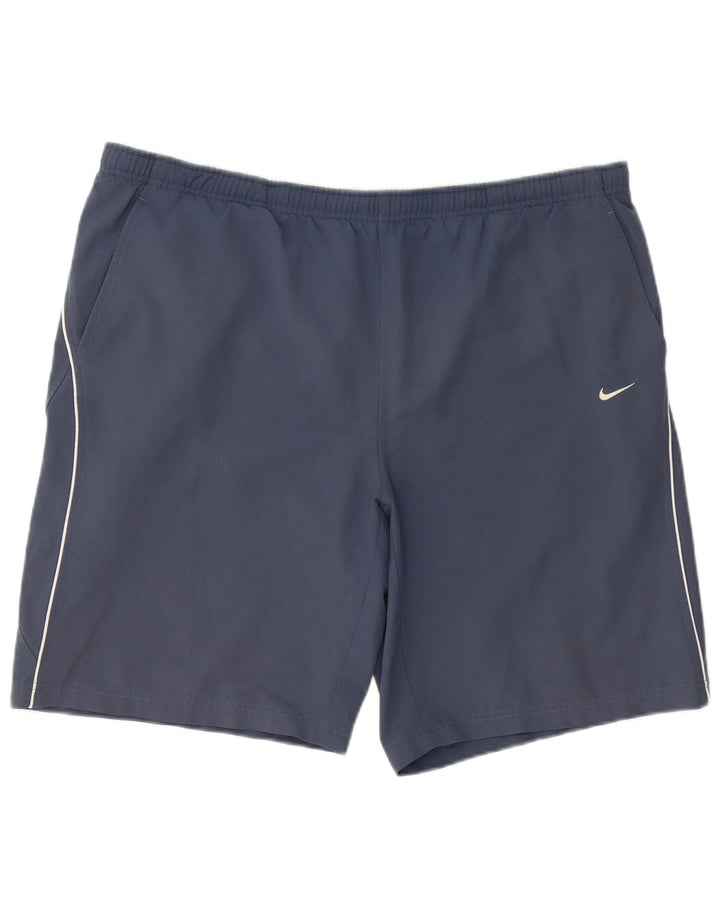 Nike Herren Badeshorts XL Blau Polyester