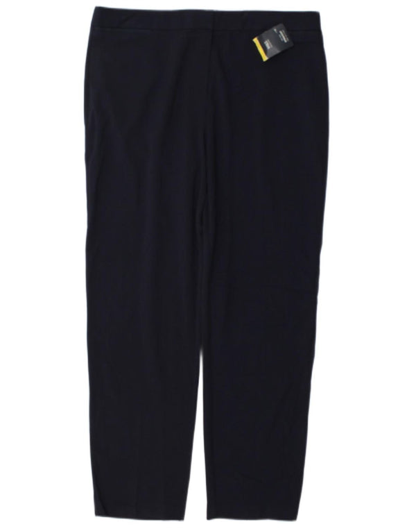Marks & Spencer Damen Freizeithose UK 16 Large W38 L31 Marineblau