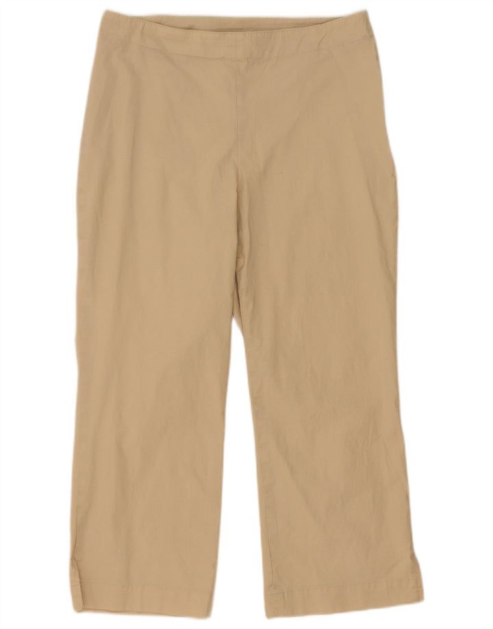 Gap Damen-Hose, kurz geschnitten, US 8, Mittel, W29, L23, Beige, Baumwolle
