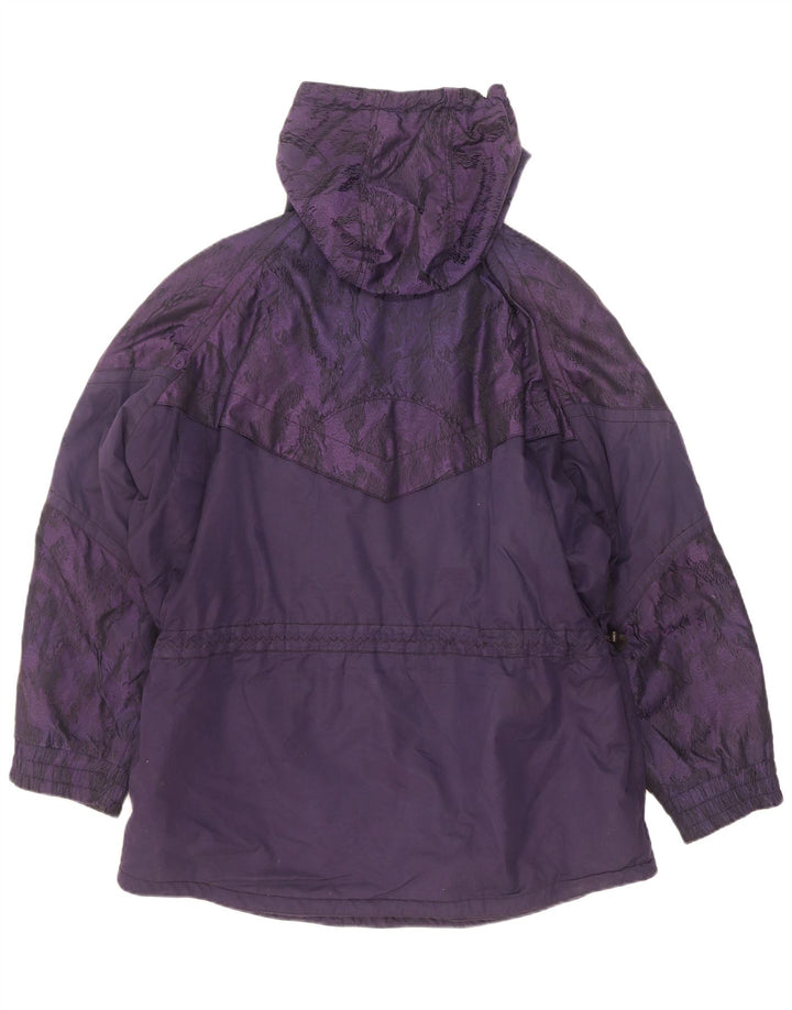 Rodeo Womens Hooded Übergroße Anorakjacke UK 16 Large Lila Polyester