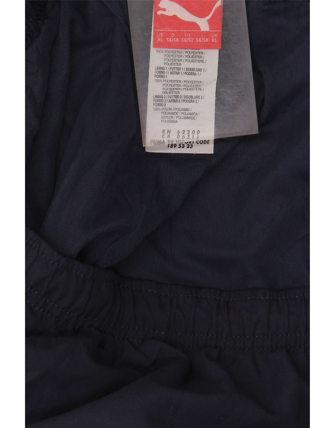 PUMA Herren-Trainingshose, Jogginghose, XL, Marineblau, Farbblock-Polyester