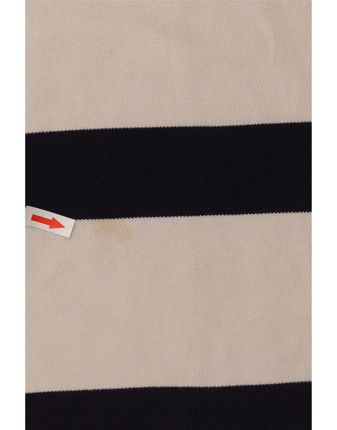 Lacoste Herren-Poloshirt, Größe 3, klein, weiß gestreift