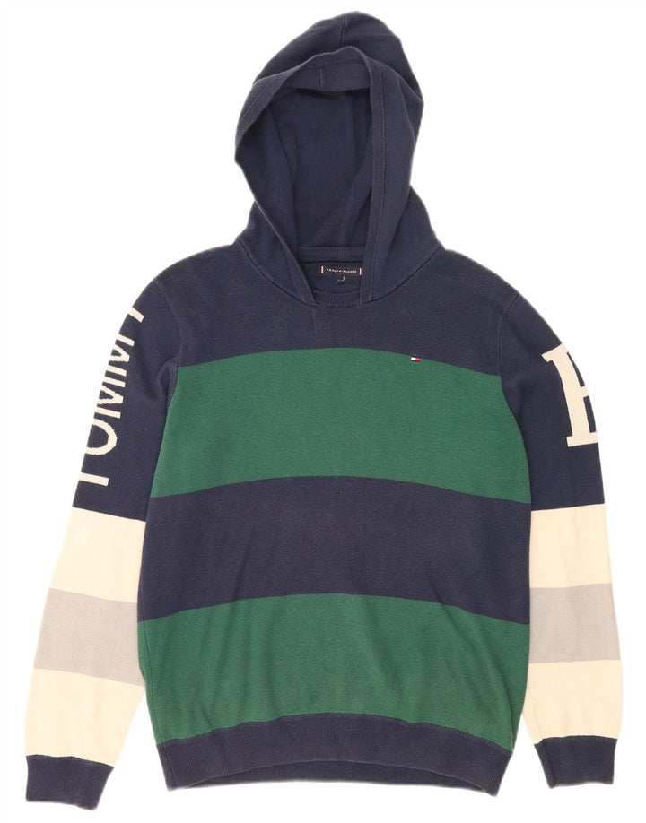 Tommy Hilfiger Jungen-Pullover mit Grafik, 15–16 Jahre, mehrfarbig, Farbblock