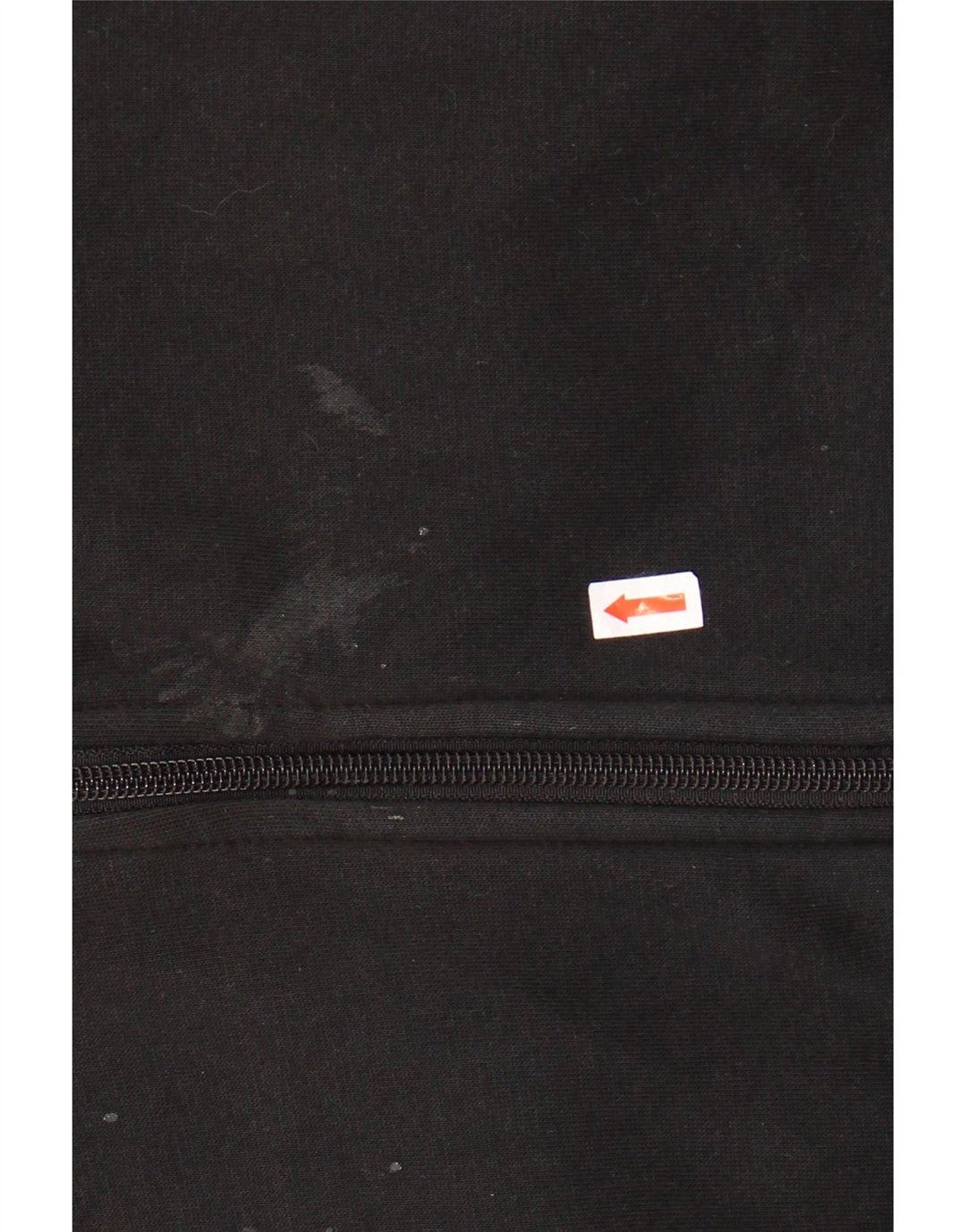 NIKE Herren-Kapuzenpullover mit Reißverschluss, groß, aus schwarzer Baumwolle