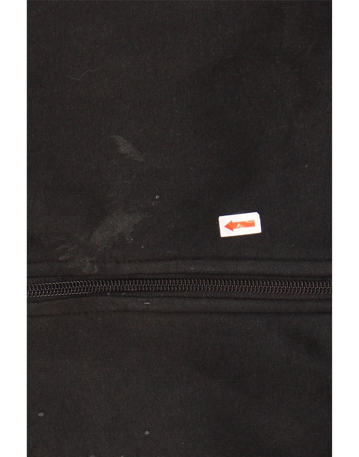 NIKE Herren-Kapuzenpullover mit Reißverschluss, groß, aus schwarzer Baumwolle