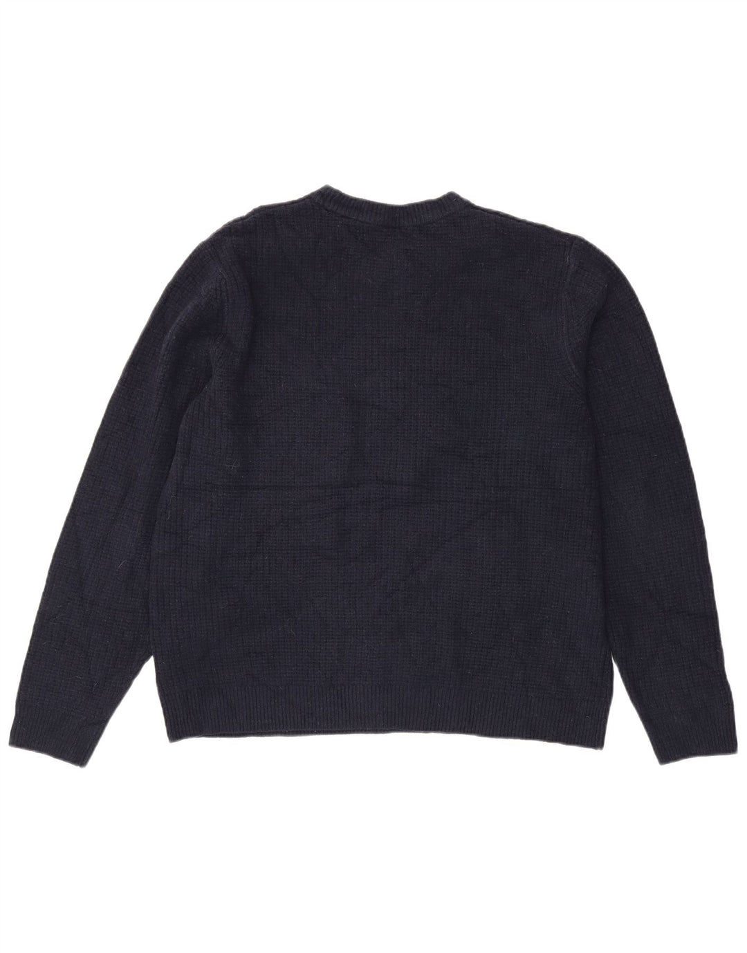 Marks & Spencer Herren-Pullover mit Rundhalsausschnitt, groß, Marineblau, Acryl