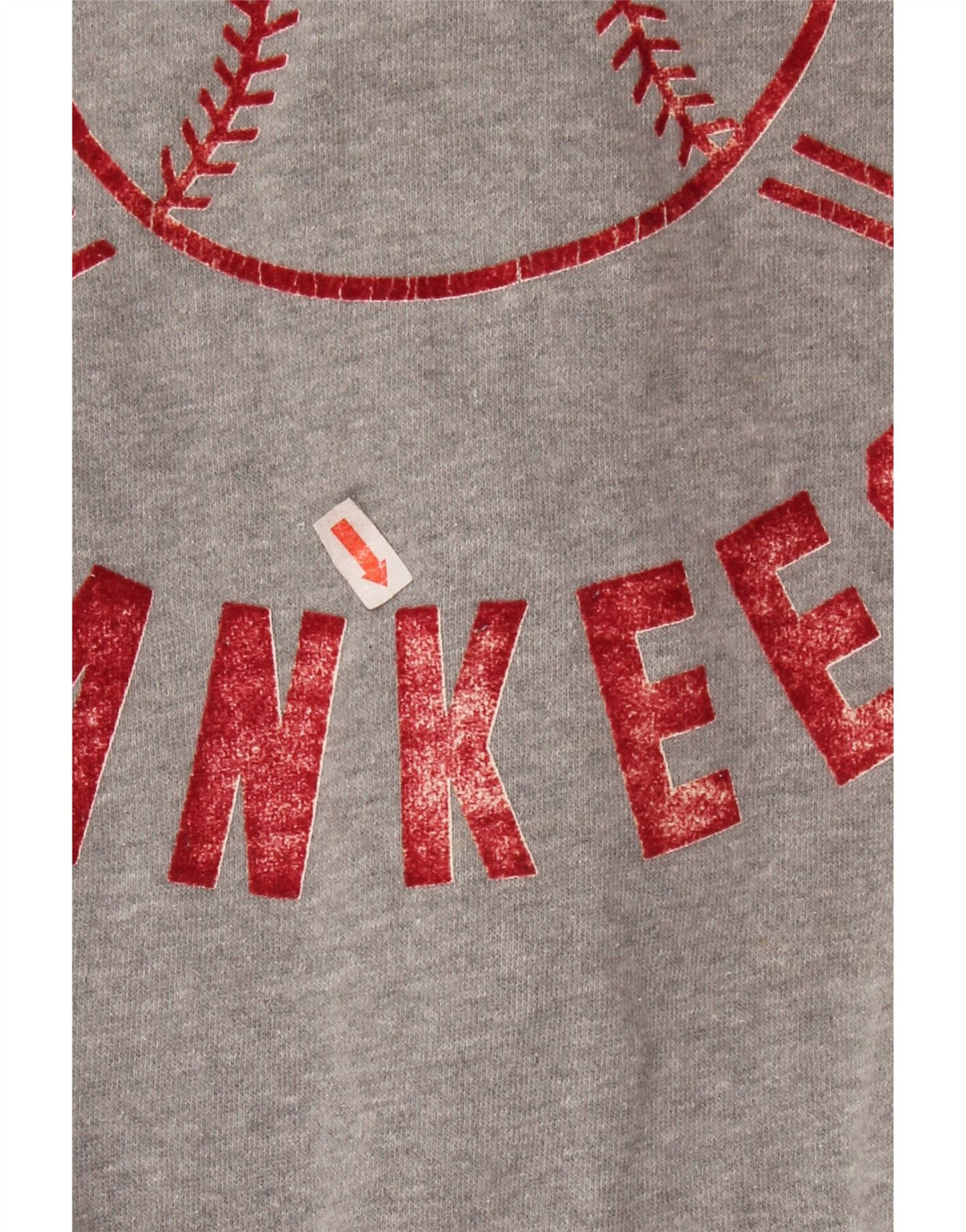 MAJESTIC Damen New York Yankees Kapuzenpullover mit Reißverschluss, UK 14, Mittelgrau