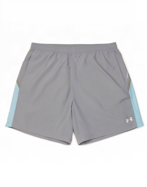Under Armour Mens Sport Shorts XL Grey Colourblock Polyester