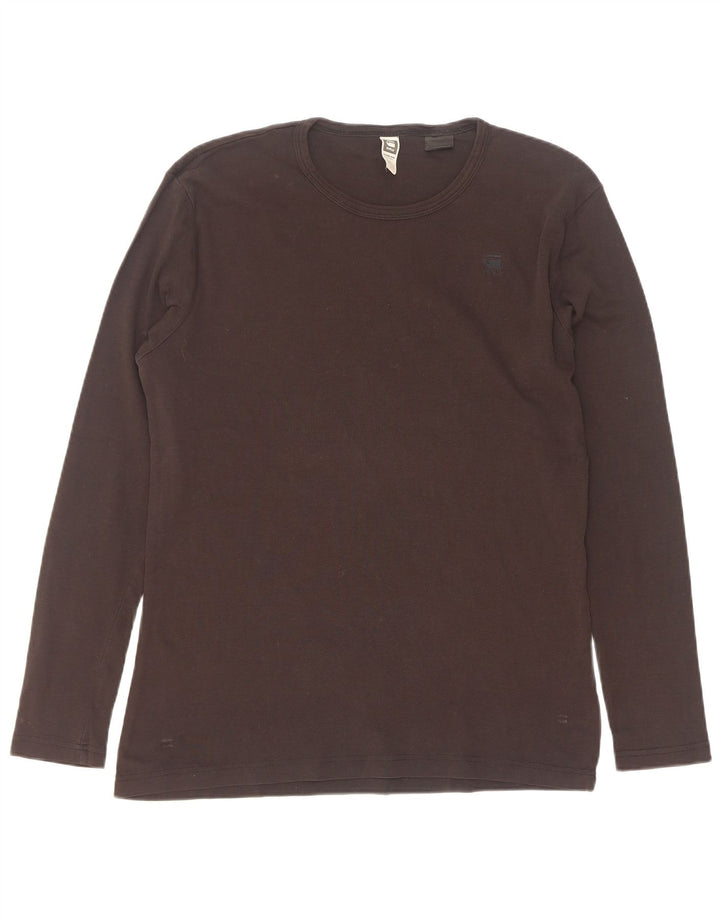 G-Star Herren Top Langarm XL Schwarz Baumwolle