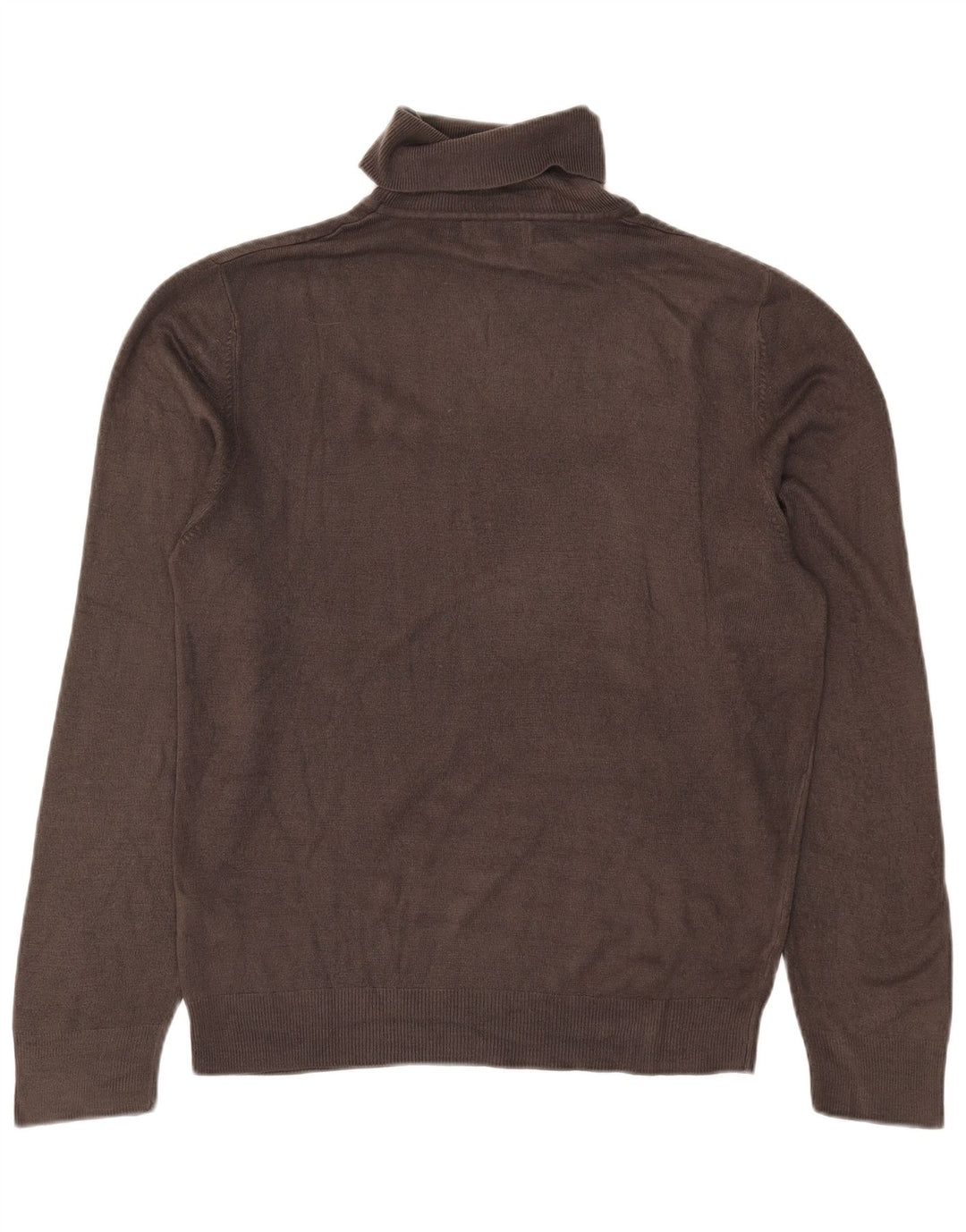 Marks & Spencer Herren-Pullover mit Rollkragen, mittelgraues Acryl