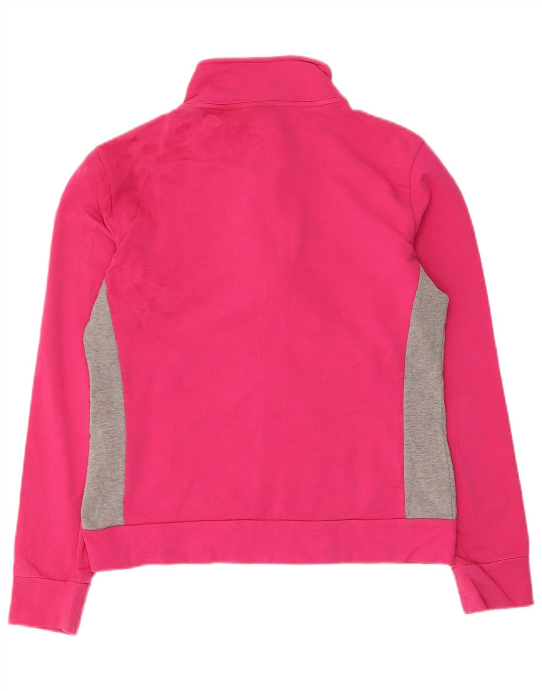ELLESSE Damen-Trainingsanzug-Top-Jacke, UK 12, mittelrosa, Colourblock-Baumwolle