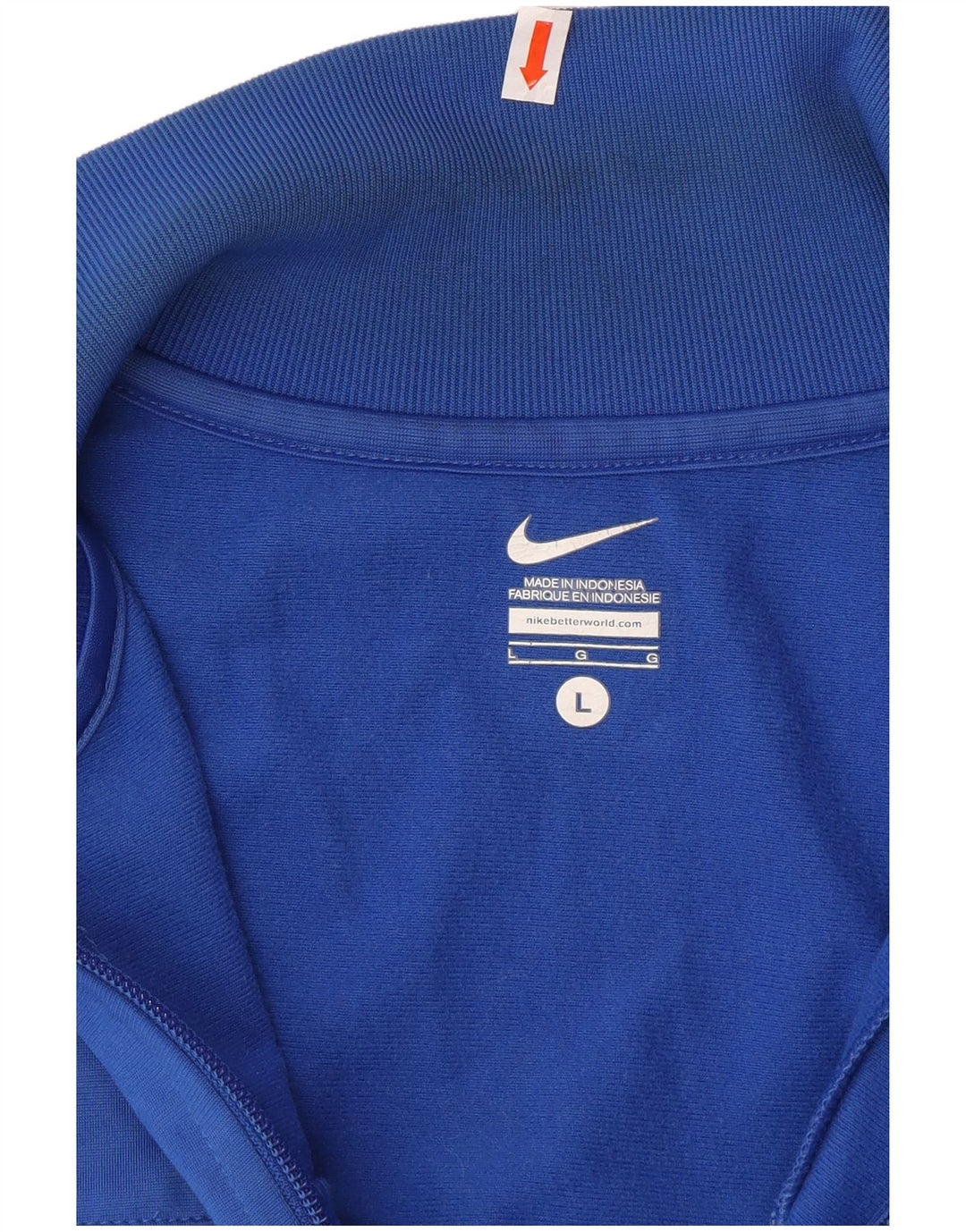 NIKE Herren-Trainingsanzug-Top-Jacke, großes blaues Polyester