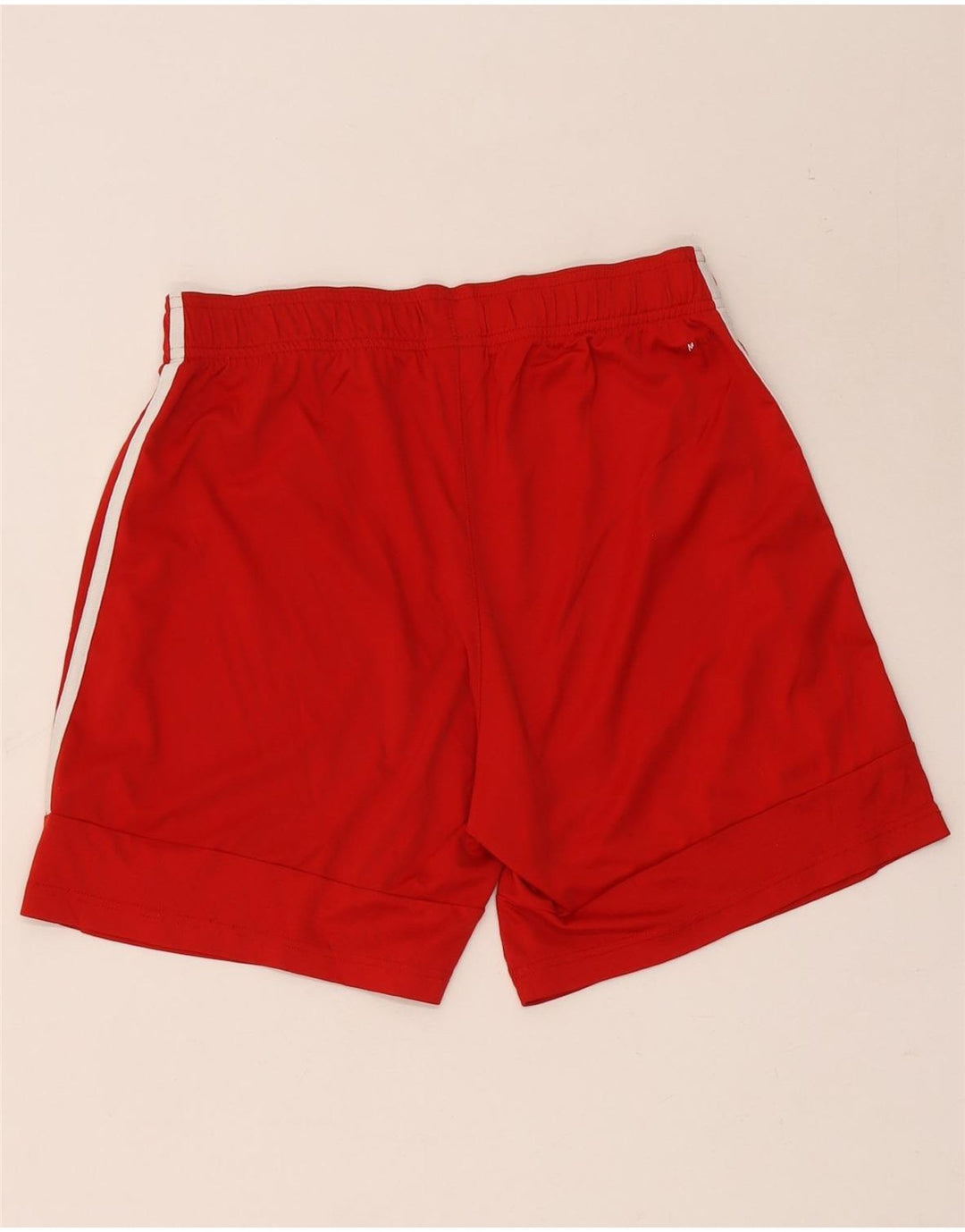 Adidas Damen Sportshorts UK 14 Mittelrotes Polyester
