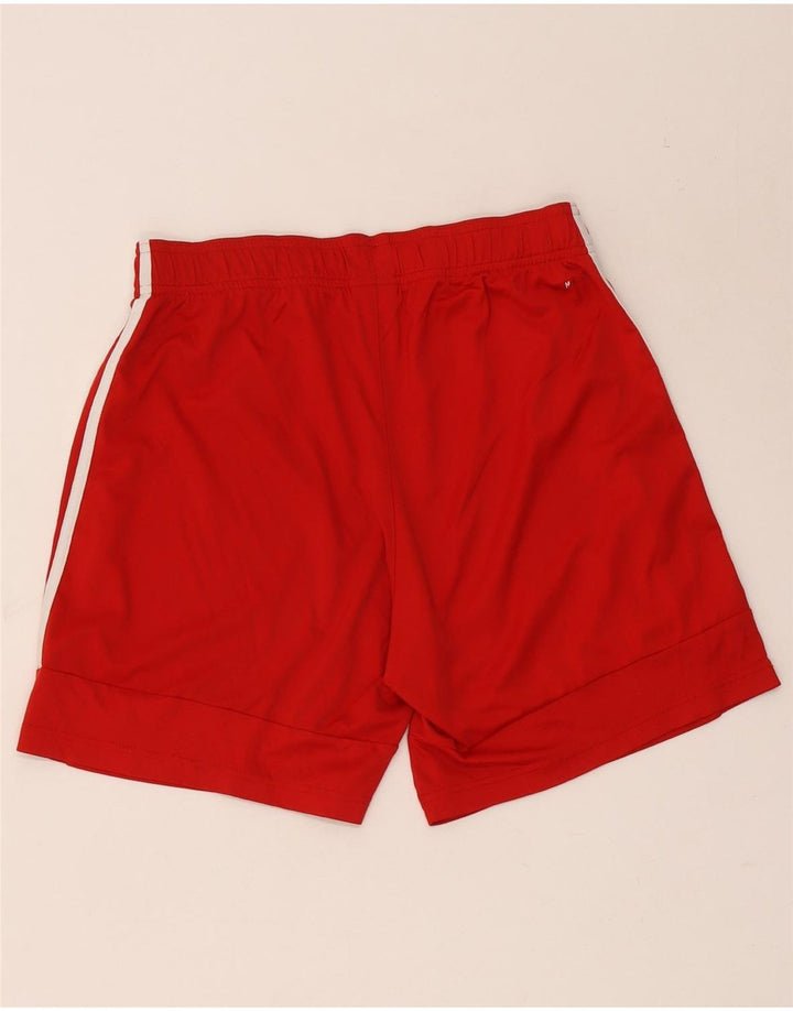 Adidas Damen Sportshorts UK 14 Mittelrotes Polyester