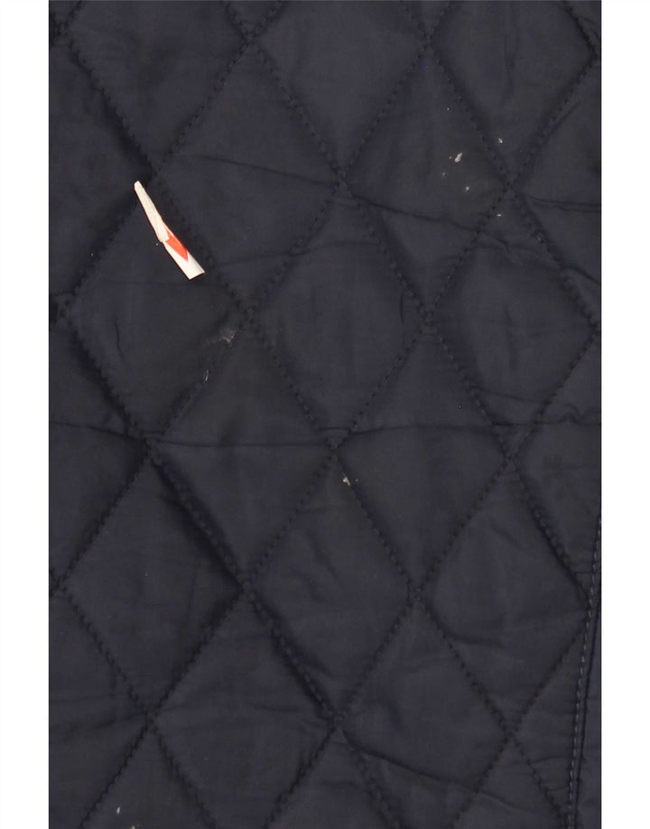 Zara Herren-Steppjacke mit Kapuze, UK 40, Größe L, Marineblau