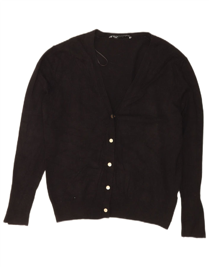 Zara Damen-Cardigan-Pullover UK 14 Large Schwarz