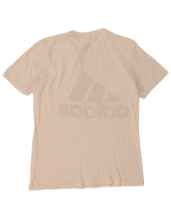 Adidas Herren Grafik T-Shirt Top XS Weiße Baumwolle