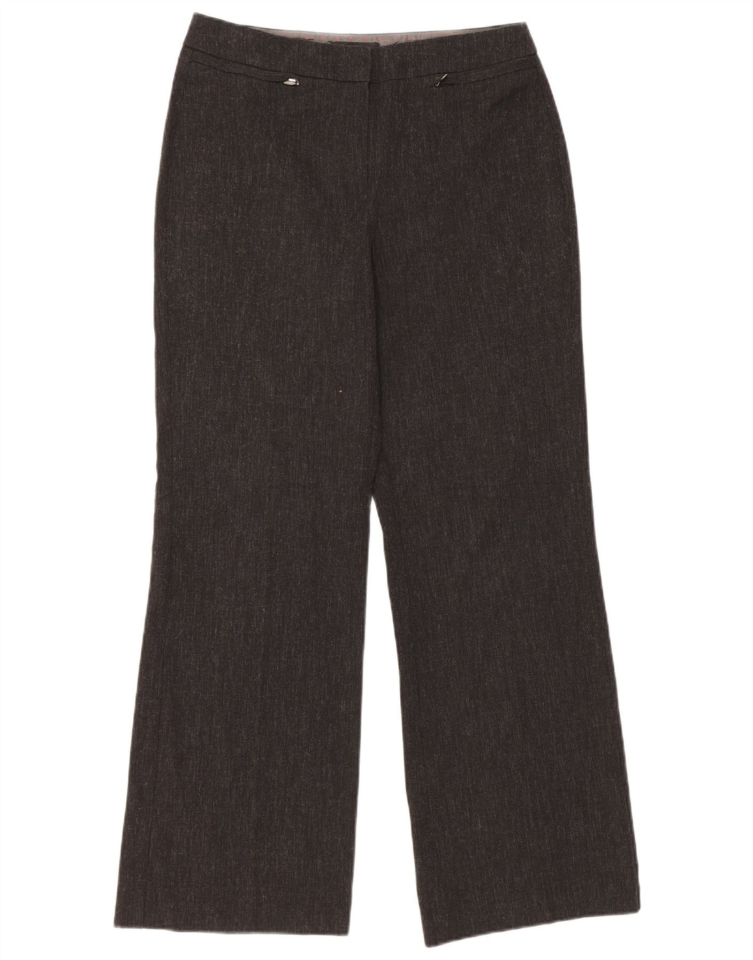 MARKS & SPENCER Womens Suit Trousers UK 10 Small W27 L30 Grey Classic