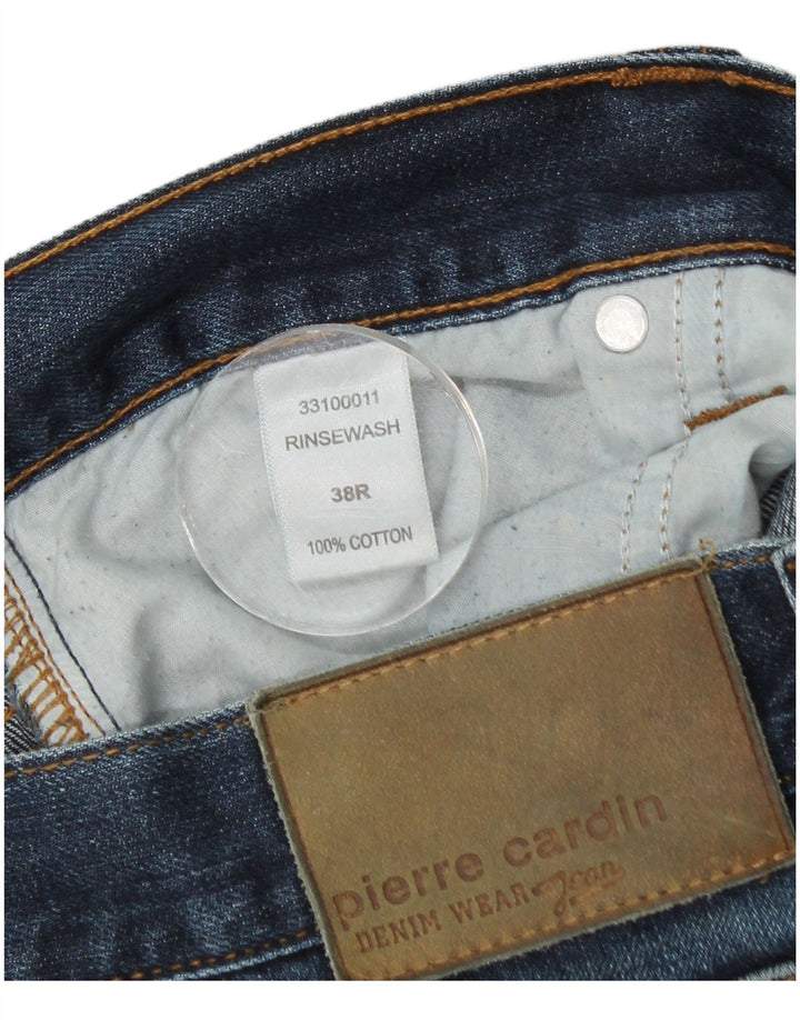 Pierre Cardin Herren Straight Jeans W38 L30 Blaue Baumwolle