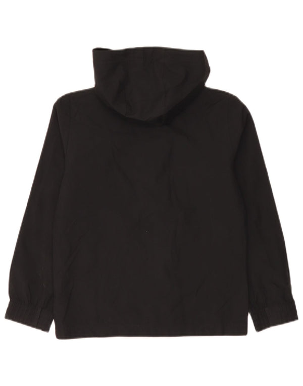 Adidas Regenjacke mit Kapuze für Jungen, 7–8 Jahre, schwarzes Polyester