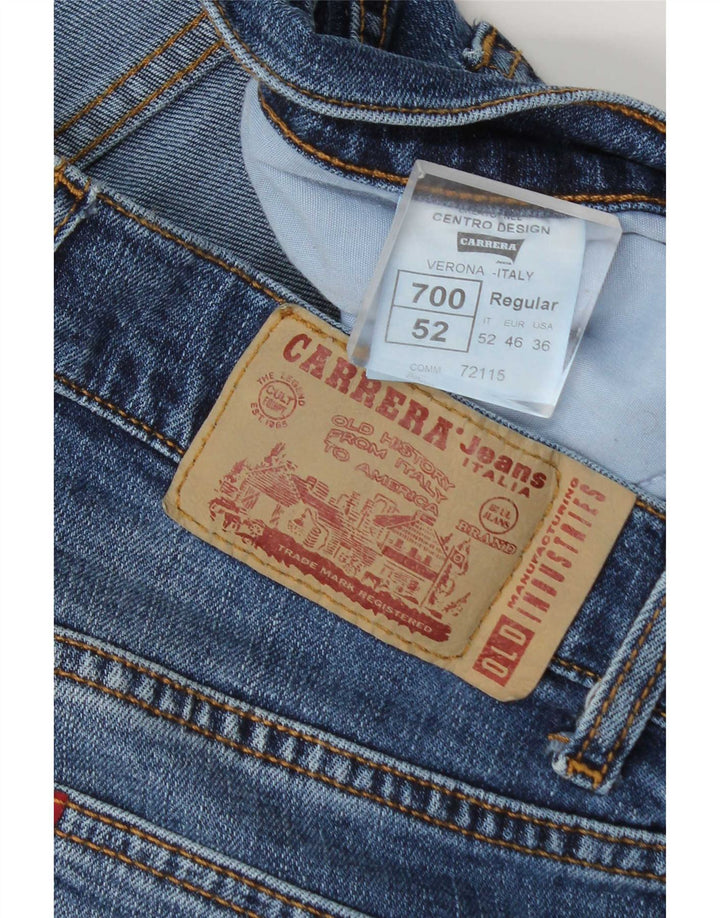 Carrera Herren Regular Fit Slim Jeans W36 L30 Blaue Baumwolle