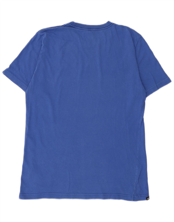 Nike Herren-T-Shirt mit normaler Passform, mittelblaue Baumwolle