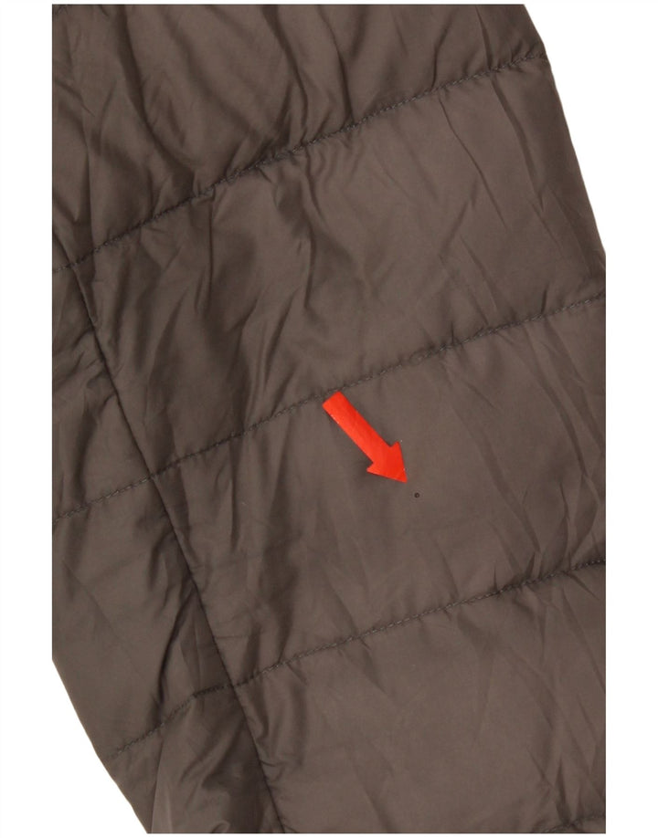 Colmar Damen Wattierte Jacke mit Kapuze IT 44 Mittelgraues Polyester