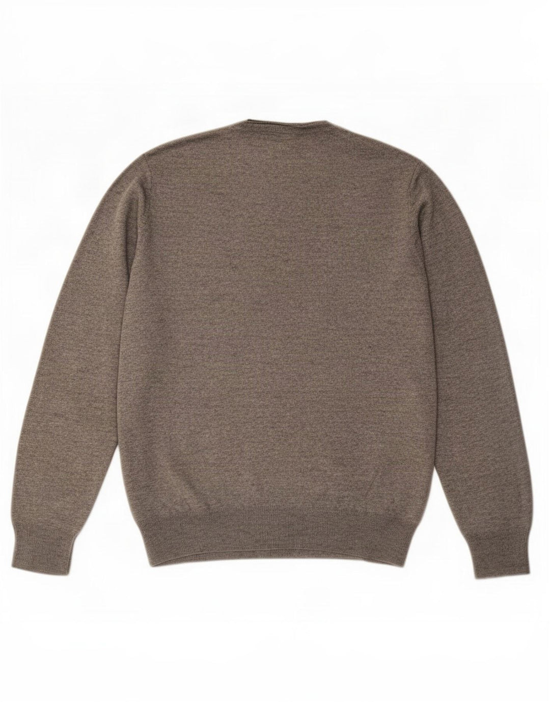 Fred Perry Herren-Pullover mit Rundhalsausschnitt, Mittelgrau meliert