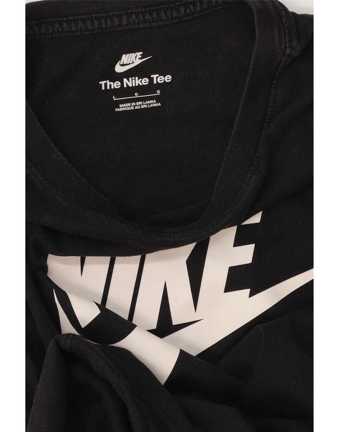Nike Herren-T-Shirt mit Grafik, Größe L, Schwarz