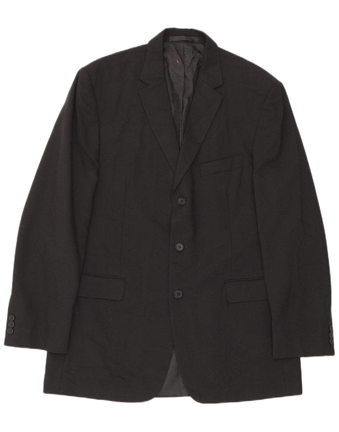 Marks & Spencer Herren-Blazer mit 3 Knöpfen, Gr. 40, Schwarz