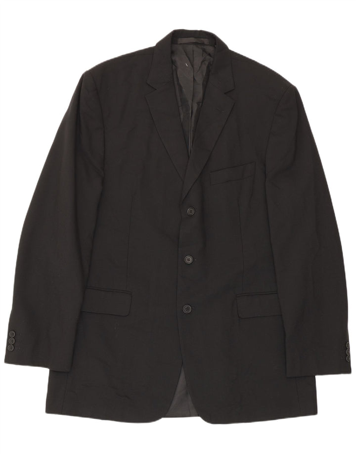 Marks & Spencer Herren-Blazer mit 3 Knöpfen, Gr. 40, Schwarz