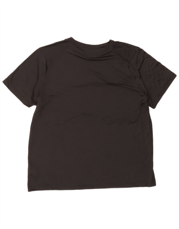 Russell Athletic Herren T-Shirt Top Large Schwarz Polyester Sport