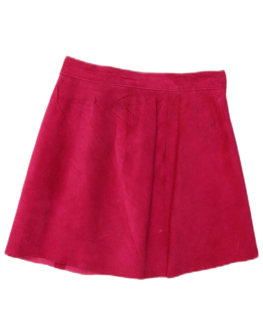 Vintage Damen Wildlederrock W24 XS Rosa