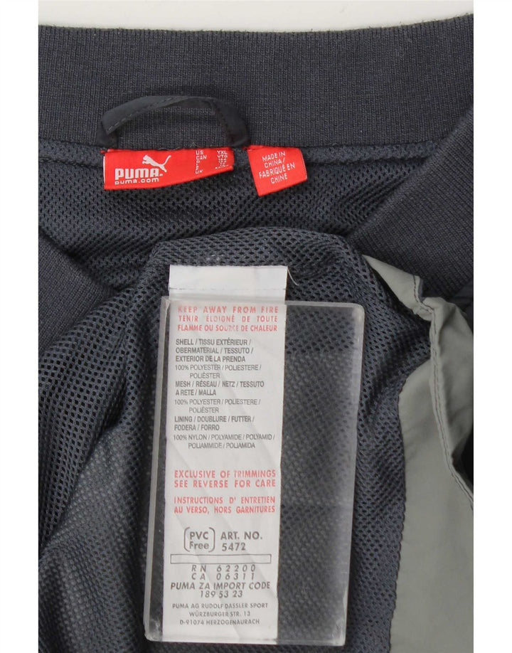 Zara Pullover-Trainingsanzugoberteil für Jungen, 13–14 Jahre, graues Colourblock-Polyester