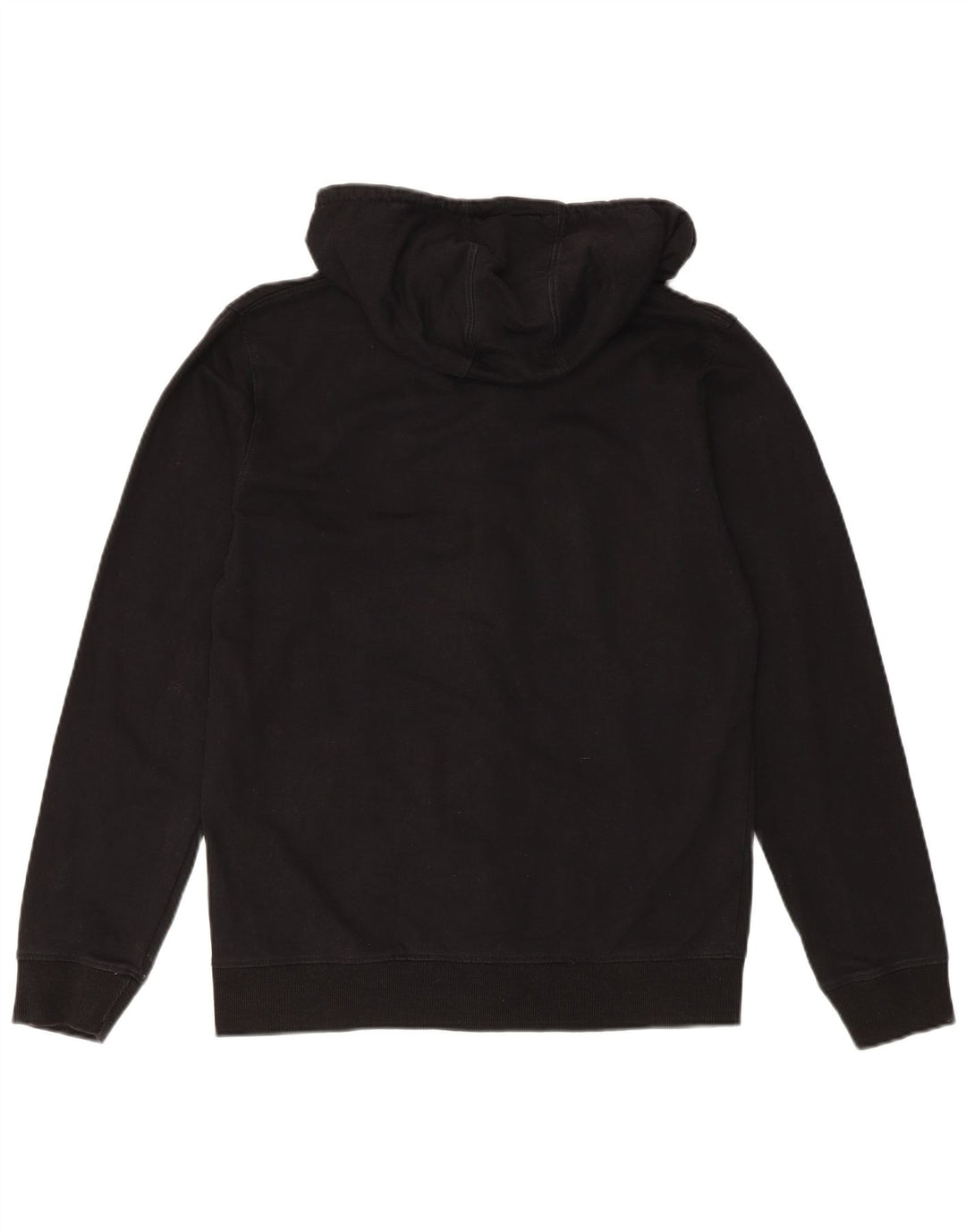 CONVERSE Herren-Kapuzenpullover mit Reißverschluss, klein, schwarze Baumwolle